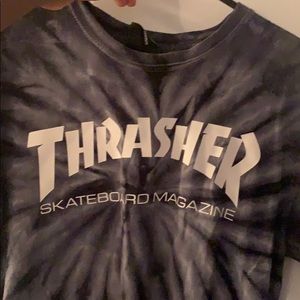 Thrasher Blue Tie Dye Shirt
